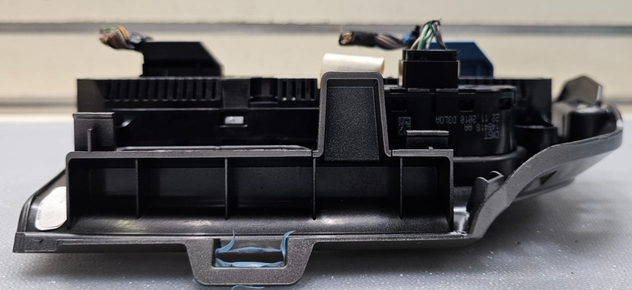 🔥12-14 FORD FOCUS A/C HEATER CLIMATE CONTROL Dash Bezel Temperature SILVER OEM