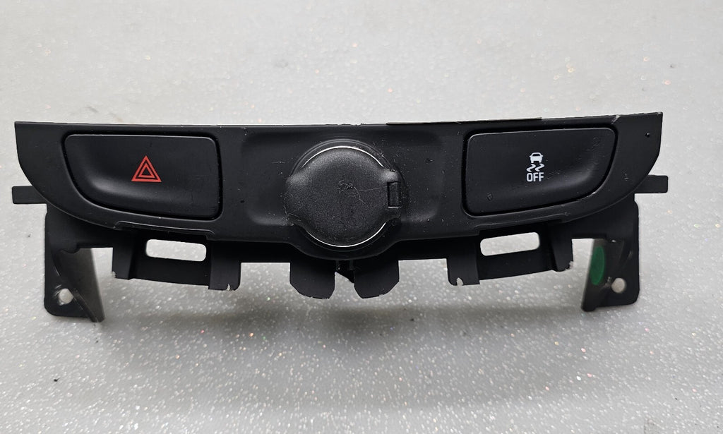 🔥13-16 Chevrolet Chevy Malibu Hazard Switch 12V socket dash console bezel OEM