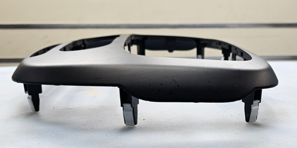 🔥14-16 Kia Soul Climate Control Radio Trim Cover Hood Bezel BLACK OEM