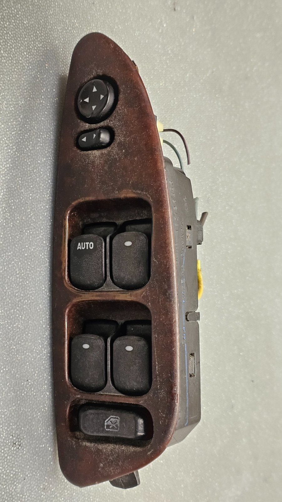 🔥04-07 MALIBU LEFT DRIVER MASTER POWER WINDOW DOOR CONTROL SWITCH ASSEMBLY WOOD