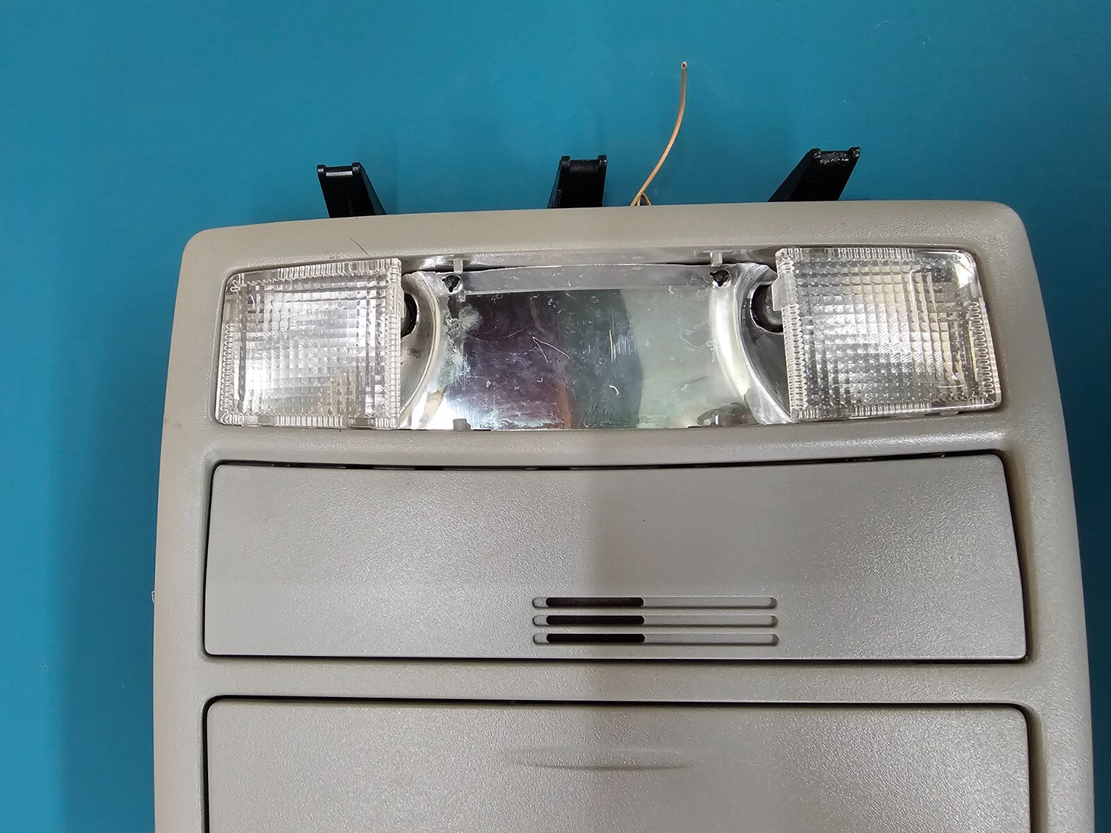 07-11 Toyota Camry Overhead Console Dome Map Light Lamp Storage Assembly LT GRAY