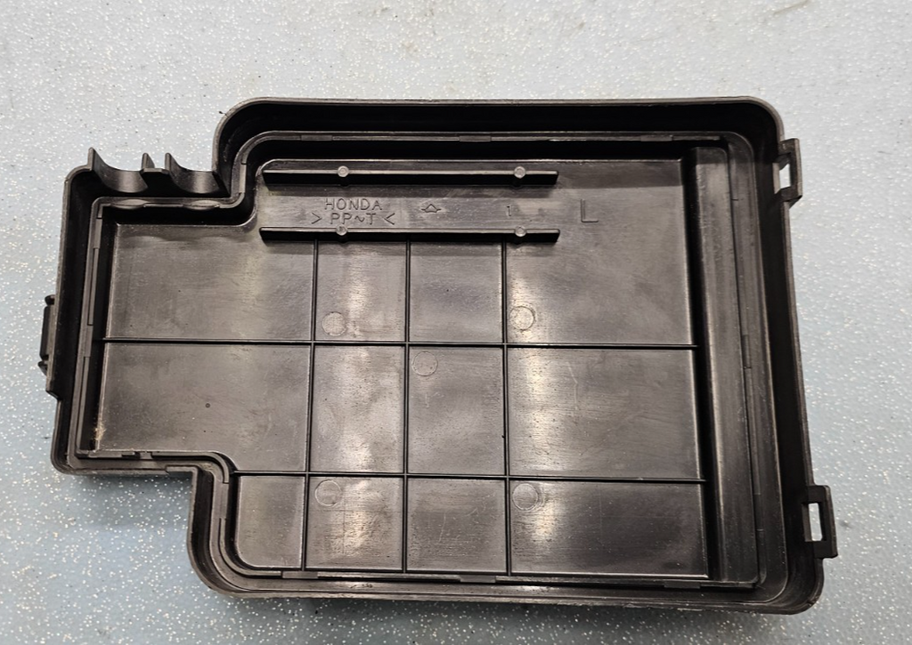 🔥1997-2001 Honda CR-V Under the Hood Fuse Relay Box Lid Cover Black OEM