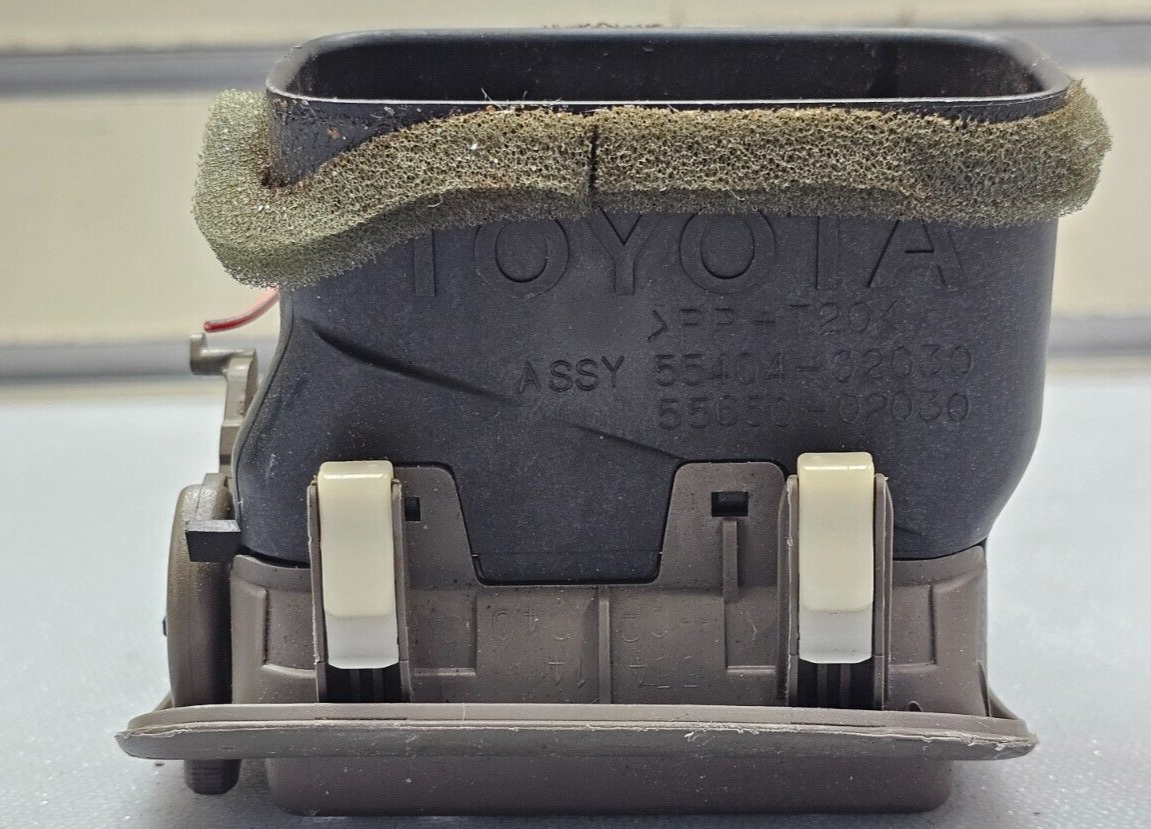 🔥98-02 COROLLA LEFT DRIVER DASH AC A/C HVAC AIR VENT DIMMER SWITCH DARK TAN