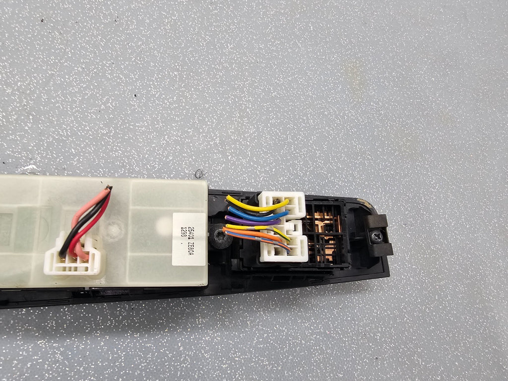 07-10 Nissan Sentra Front Left Driver Master Power Window Switch Assembly Black