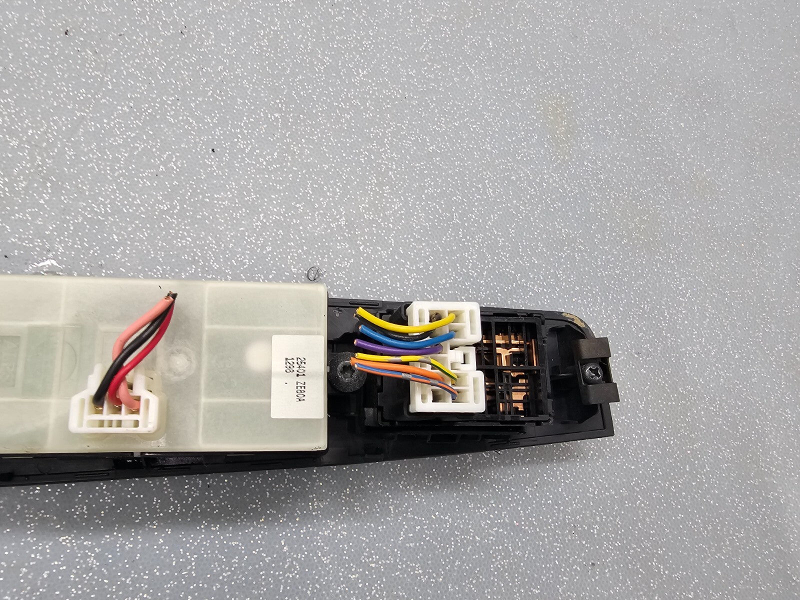 07-10 Nissan Sentra Front Left Driver Master Power Window Switch Assembly Black
