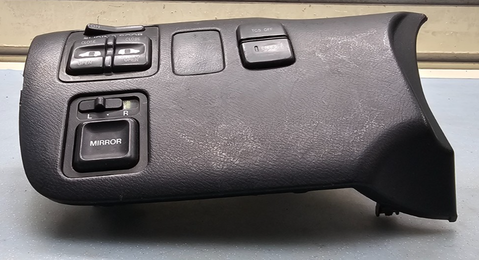 🔥99-04 HONDA ODYSSEY POWER MIRROR SLIDING DOOR SWITCH DASH PANEL BEZEL BLACK
