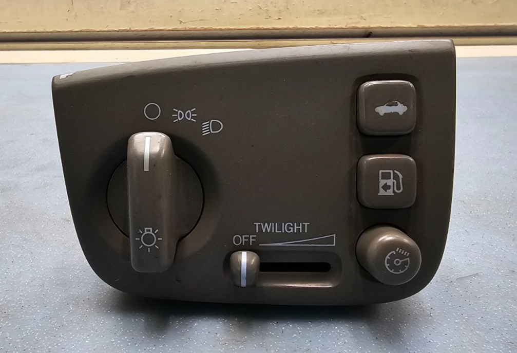 🔥00-05 Cadillac Deville Headlight Dimmer Switch Trunk Gas Door Assembly DK TAN