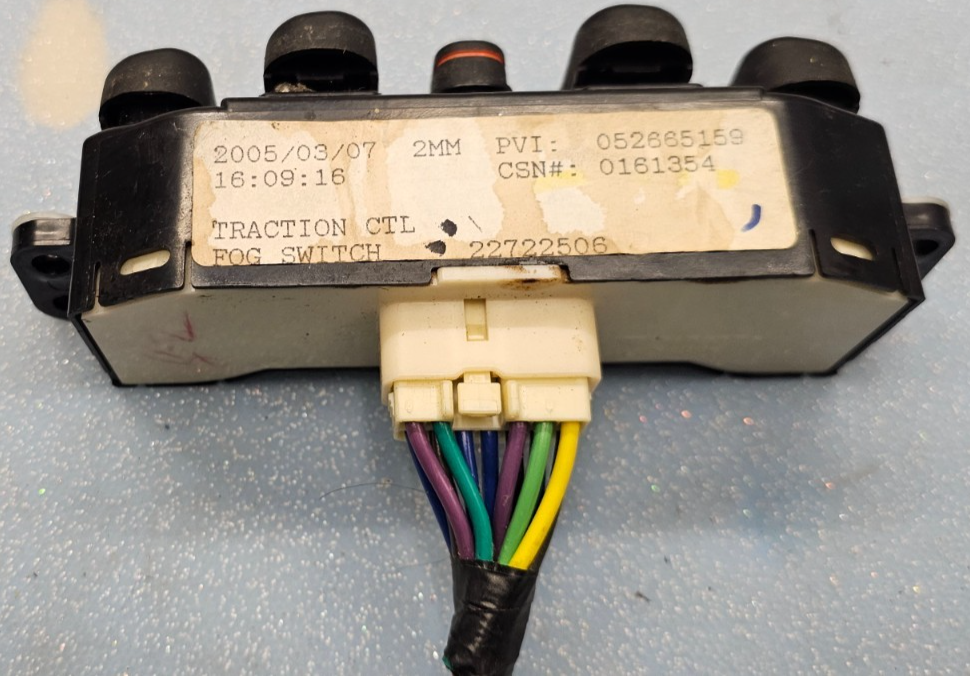 🔥05-06 Equinox Left Driver Master Power Window Door Switch Black Assembly Black