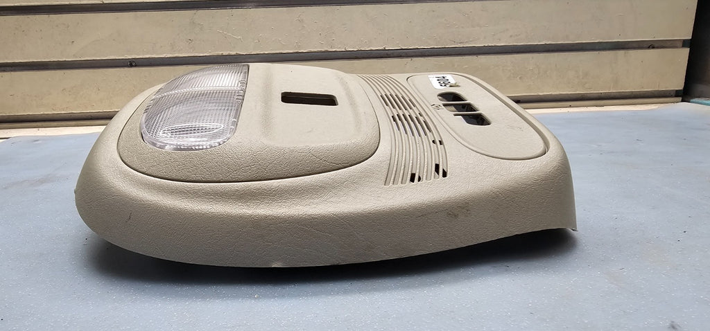 🔥02-09 TRAILBLAZER ENVOY OVERHEAD CONSOLE DOME LIGHT MAP STORAGE ASSEMBLY TAN