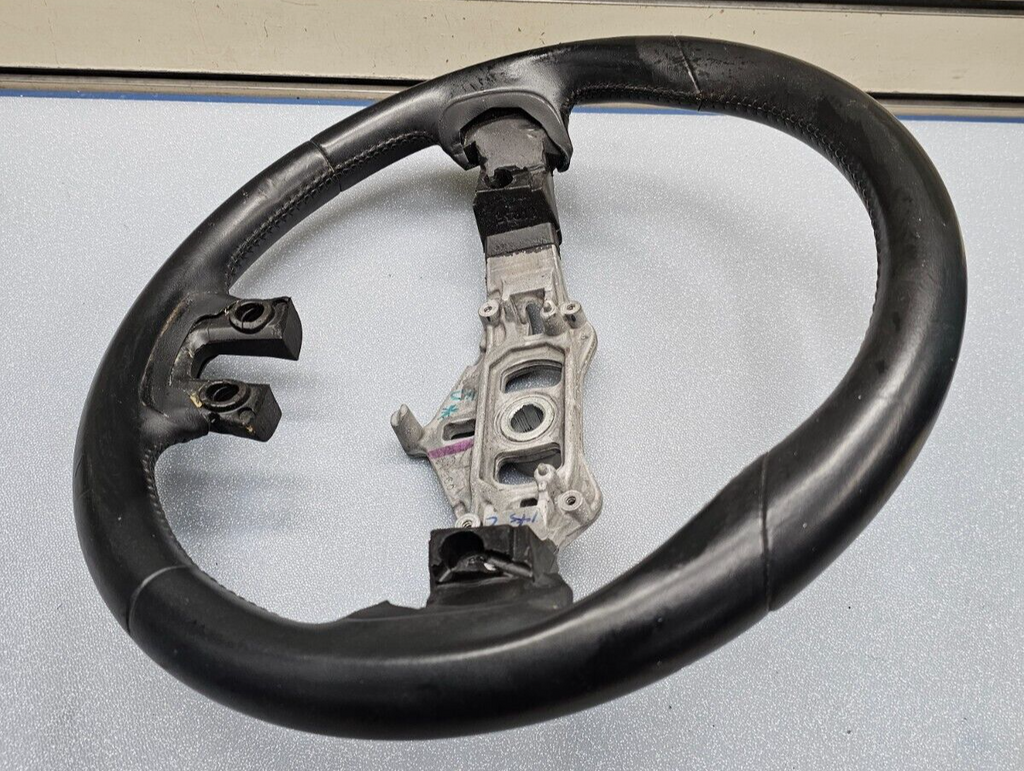 🔥11-14 Chrysler 300 Left Driver Steering Column Wheel Cover Leather Black Trim