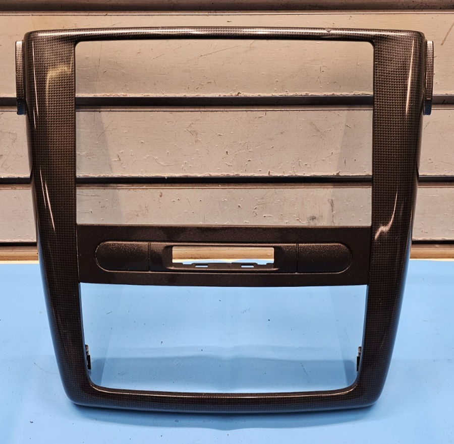 🔥05-10 COBALT DASH CLIMATE CONTROL RADIO STEREO BEZEL PANEL CARBON FIBER BLACK