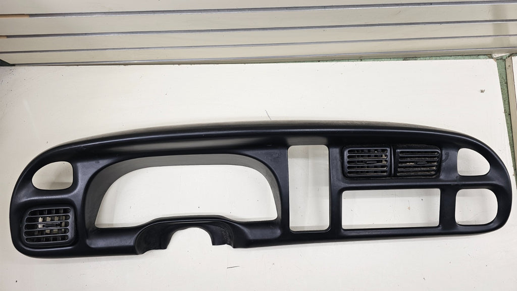 98-01 Dodge Ram 1500 2500 3500INSTRUMENT SURROUND COVER CAP CLUSTER BEZEL Black
