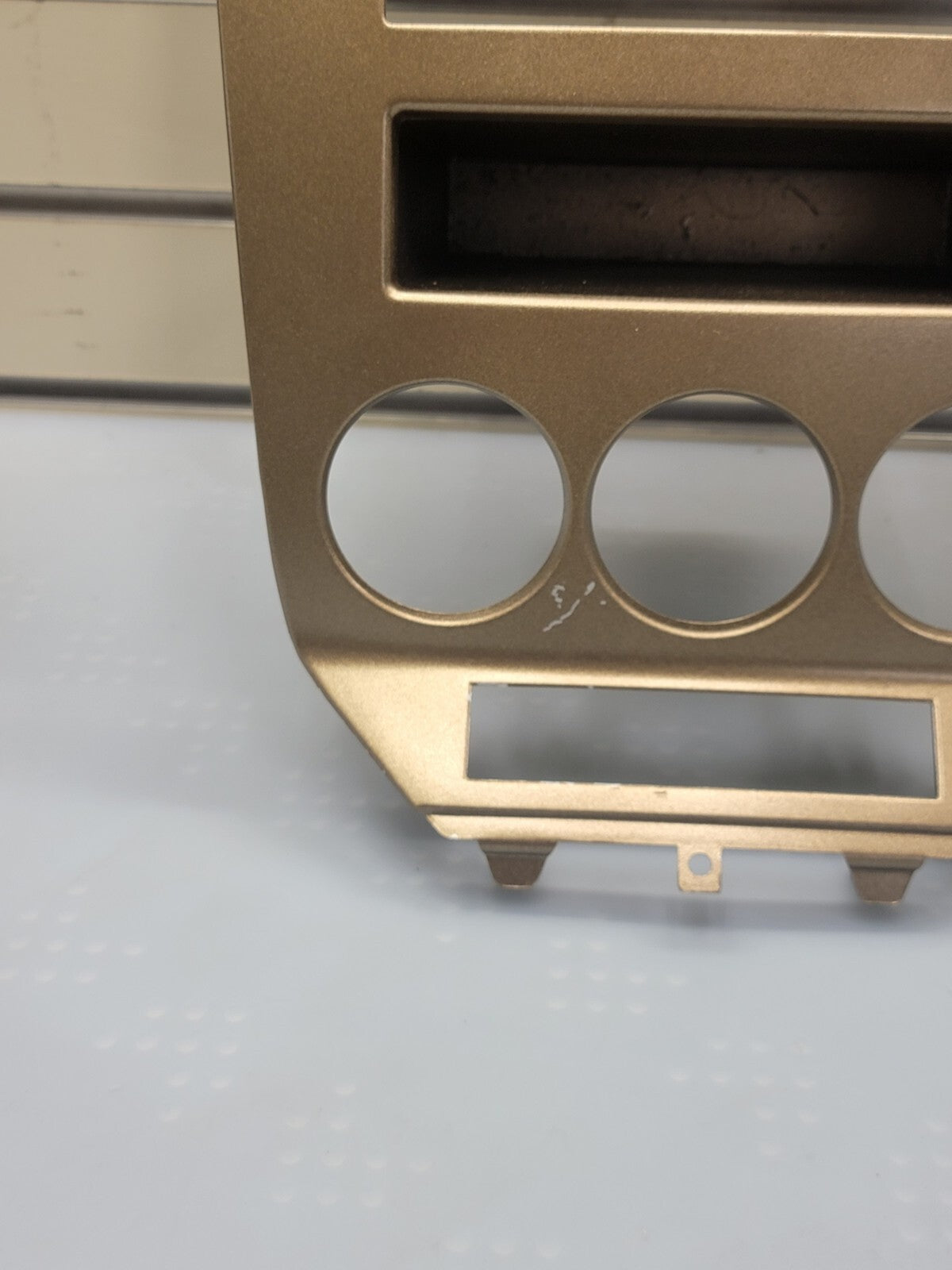 🔥07-09 Dodge CALIBER Dash Radio Center BEZEL Climate Dash Trim Vents golden B15