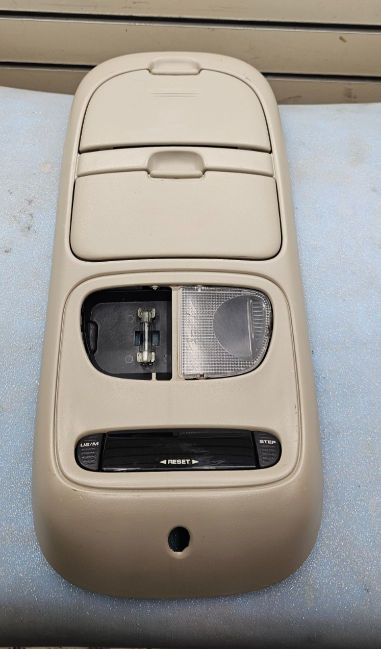 🔥99-04 Dodge Dakota Durango Sunroof Overhead Console DOME Map Light Storage TAN