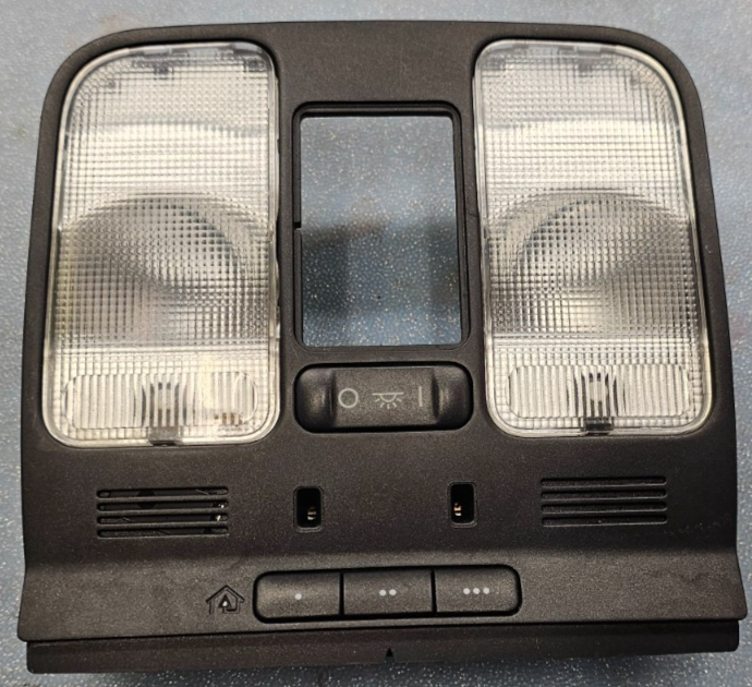 🔥04-08 TL FRONT OVERHEAD CONSOLE SUNROOF DOME MAP LIGHT TRIM CEILING BLACK