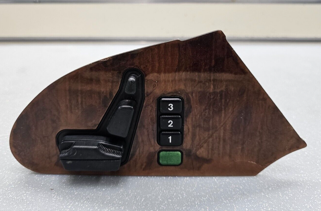 92-99 Mercedes W140 S500 S420 Front Right Passenger Seat Adjustment Switch WOOD