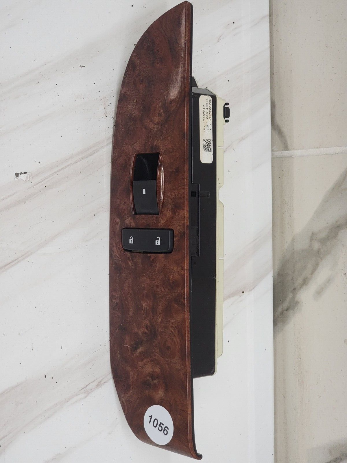 07-13 Escalade Front Right Passenger Power Window Door Switch Control Wood WS19