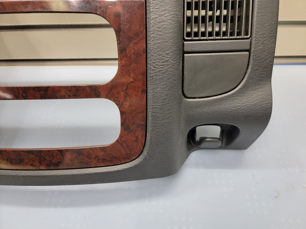🔥2002-2005 Dodge Ram Climate Radio Control A/C Heat Dash Vents WOODGRAIN Bezel