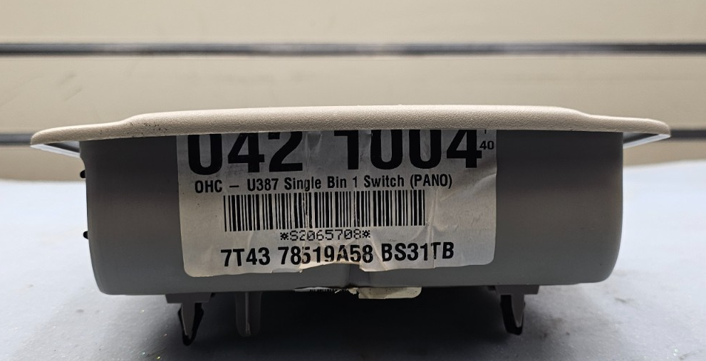🔥2007-2014 Ford Expedition Overhead Map & Dome Light w/Sunroof Switch Tan OEM
