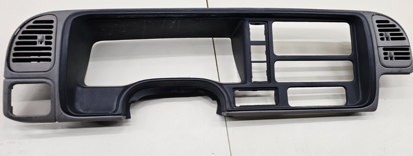 🔥95-99 CHEVY GMC TRUCK SILVERADO CK Instrument Cluster Dash Bezel Gray/Black C3