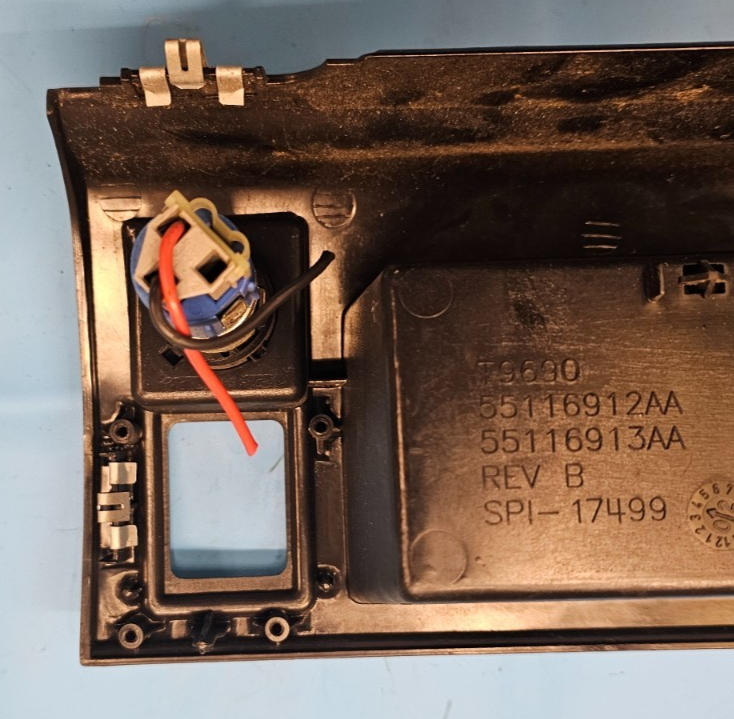 🔥99-04 Grand Cherokee WJ Dash Bezel Ash Tray Heated Seat Coin Switch Black