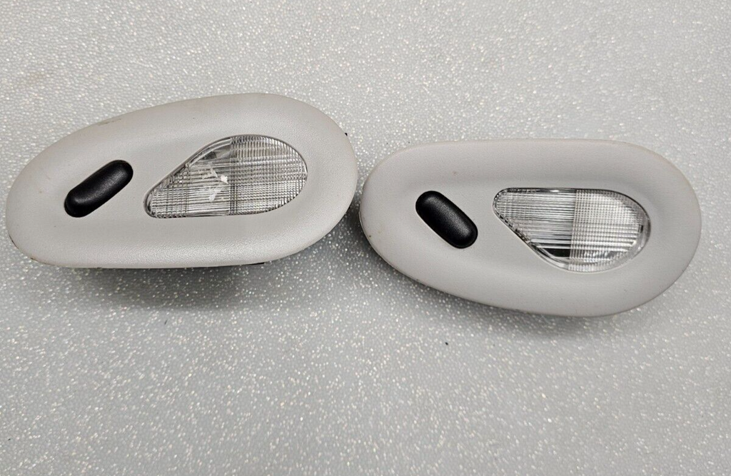 🔥03-06 Ford Expedition Excursion Rear Dome Map Lights Both LH & RH (Pair) Grey