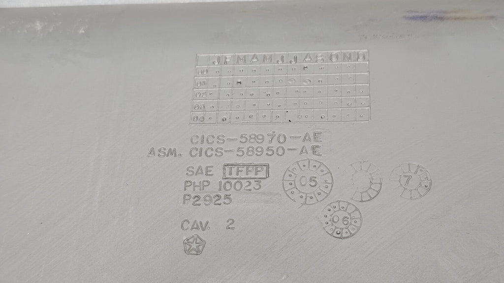 🔥01-07 CARAVAN TOWN COUNTRY DASH GLOVE BOX COMPARTMENT LID COVER ASSEMBLY GRAY