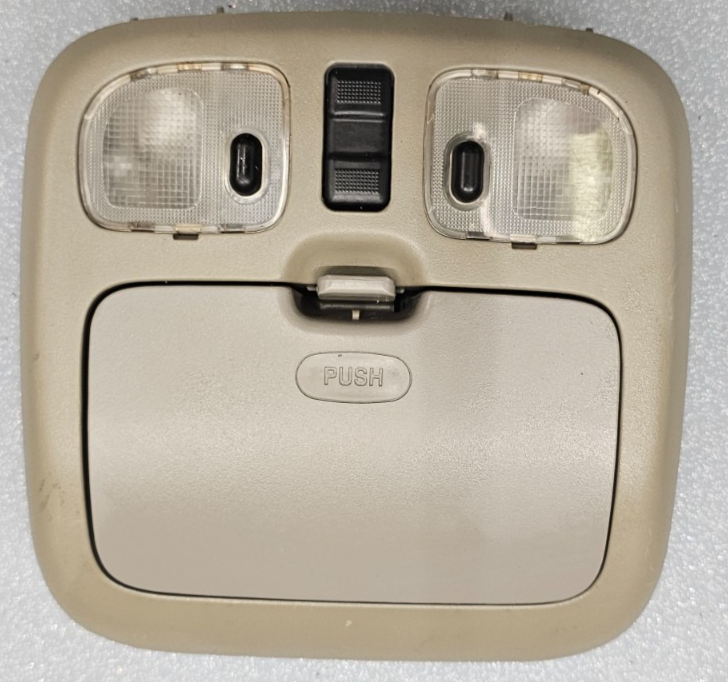 🔥01-07 Escape Mariner Tribute Overhead Console Map Dome Light Lamp Assembly Tan
