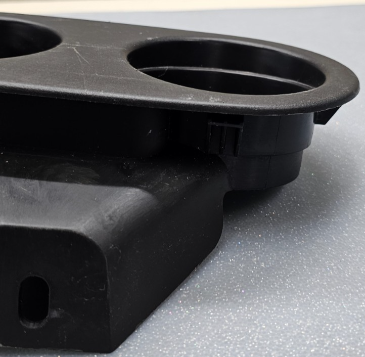 🔥07-14 Escalade ESV EXT Center Console Cup Drink Holder Bezel Assembly Black