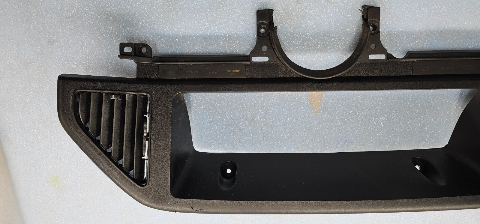 🔥1987-1991 FORD F150 F250 F350 Bronco Dash Trim Instrument Cluster Bezel BLACK