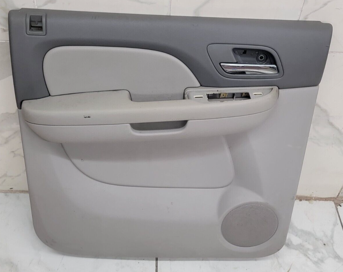 🔥2007-2009 CHEVY SILVERADO 1500 Rear Driver INTERIOR DOOR TRIM PANEL GRAY
