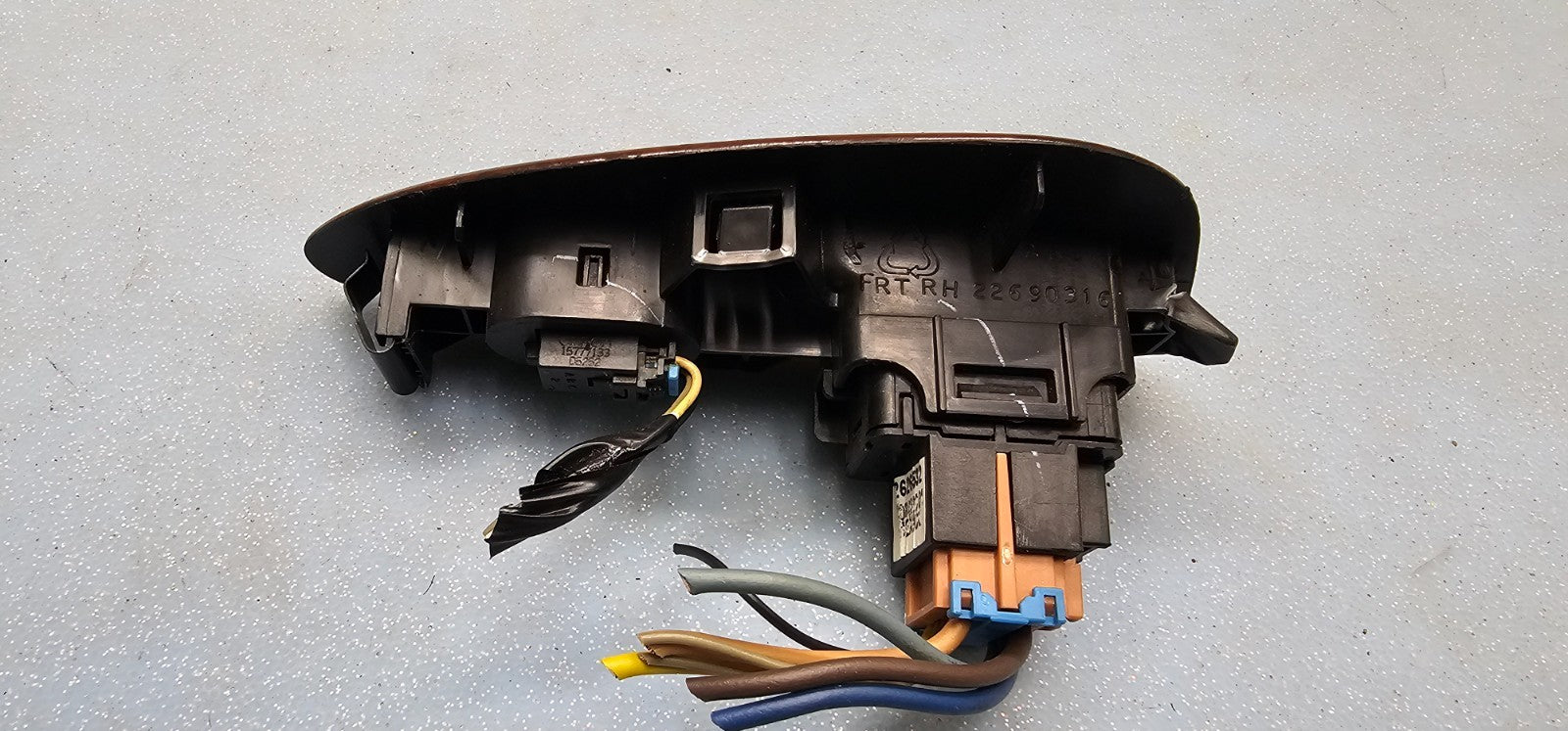 🔥04-07 Chevy Malibu Front Right Passenger Power Window Door Switch Lock Wood