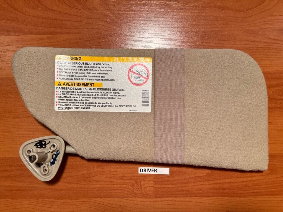 🔥95-05 Chevy Cavalier Driver & Passenger Side Sunvisor Grey (MIRROR)