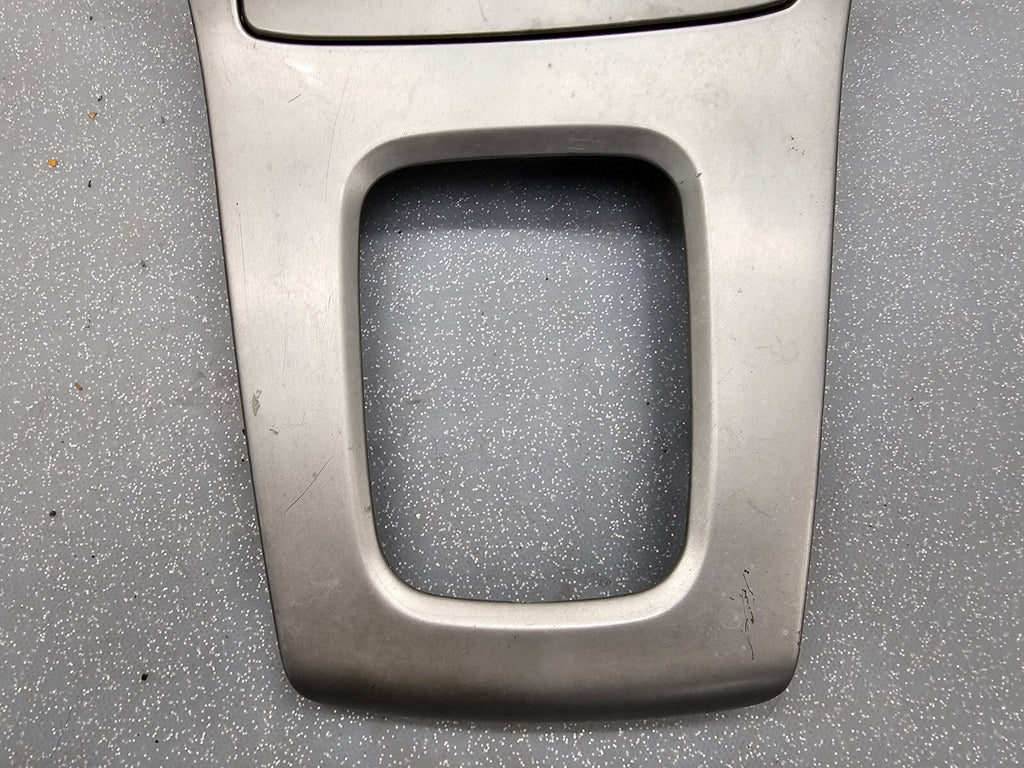 🔥05-07 IMPREZA FORESTER GEAR SHIFTER TRIM BEZEL CENTER CONSOLE ASSEMBLY SILVER