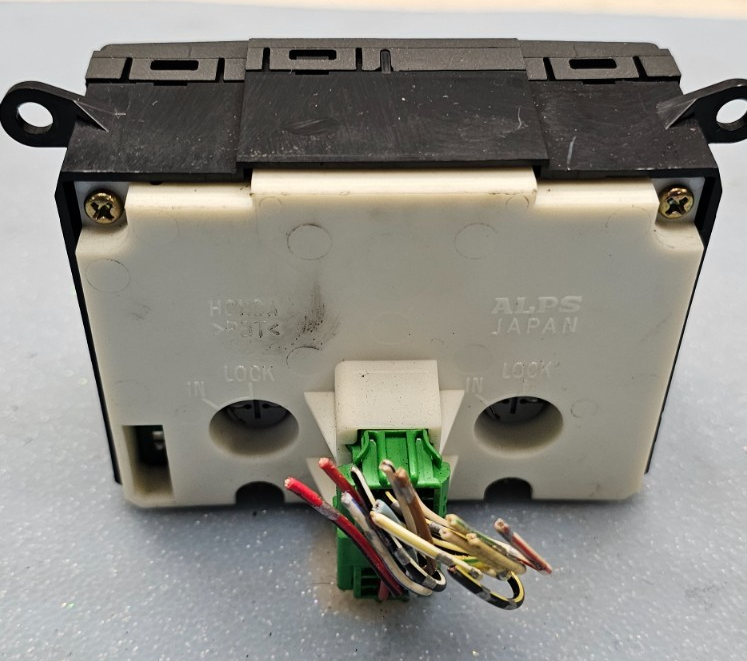 🔥01-06 Acura MDX Rear AC A/C HVAC Heater Climate Temperature Control Black