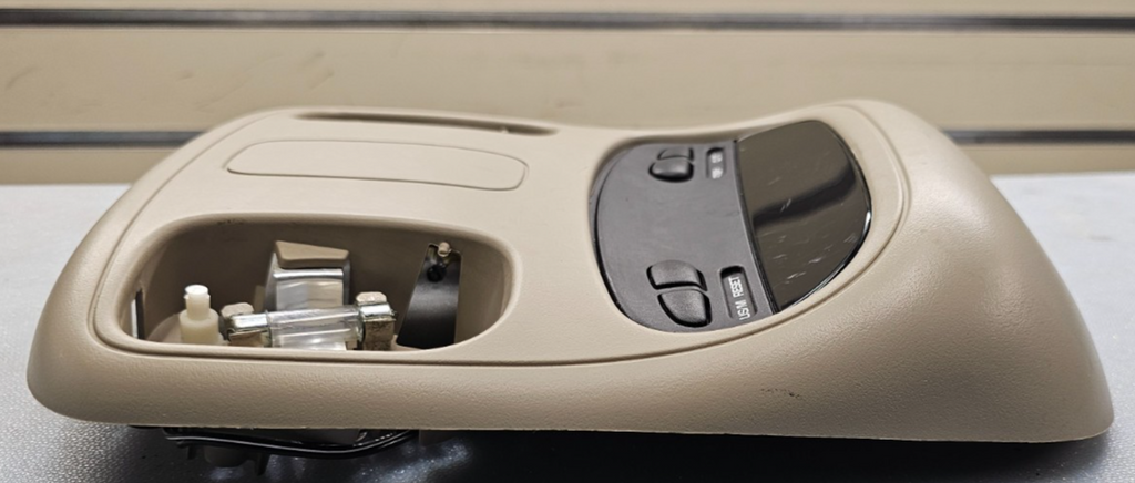🔥02-05 Dodge RAM Overhead Console DOME Light Roof Storage Compartment Tan