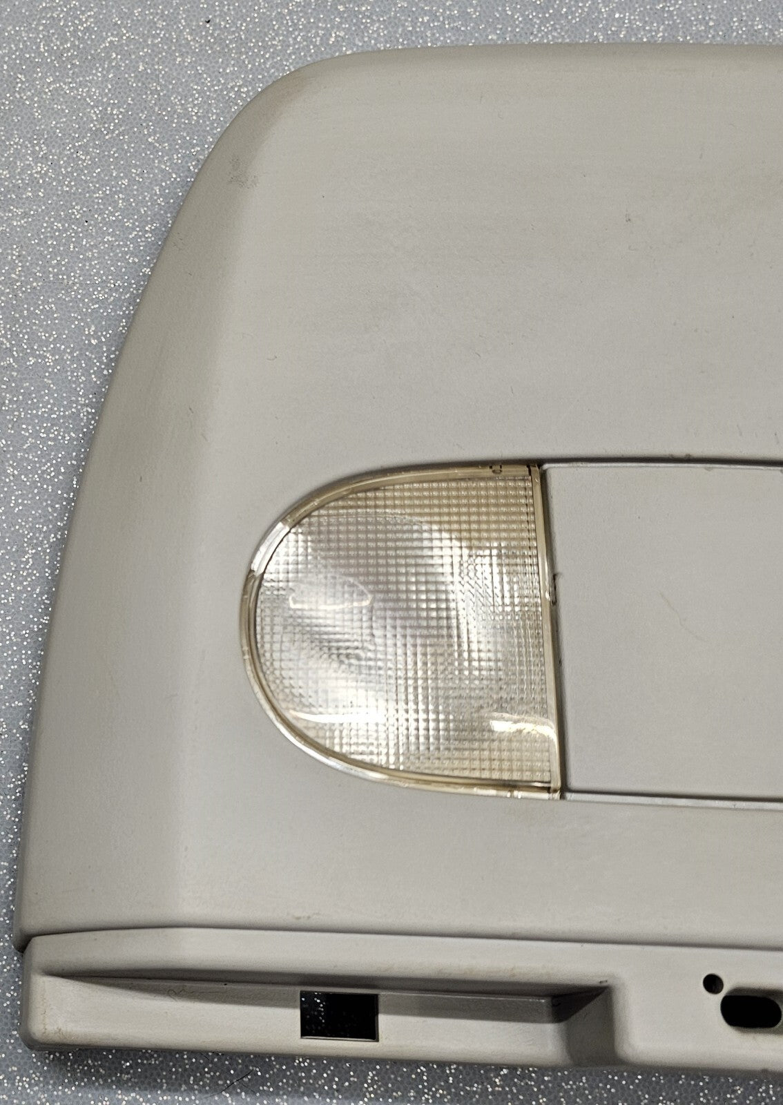 04-08 Ford F-150 Overhead Console Front Center Dome Map Lights Roof Rail GRAY 09
