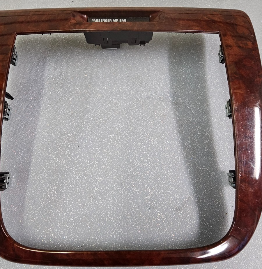 🔥06-13 Impala Center Dash AM FM Radio Stereo Trim Panel Bezel Woodgrain OEM