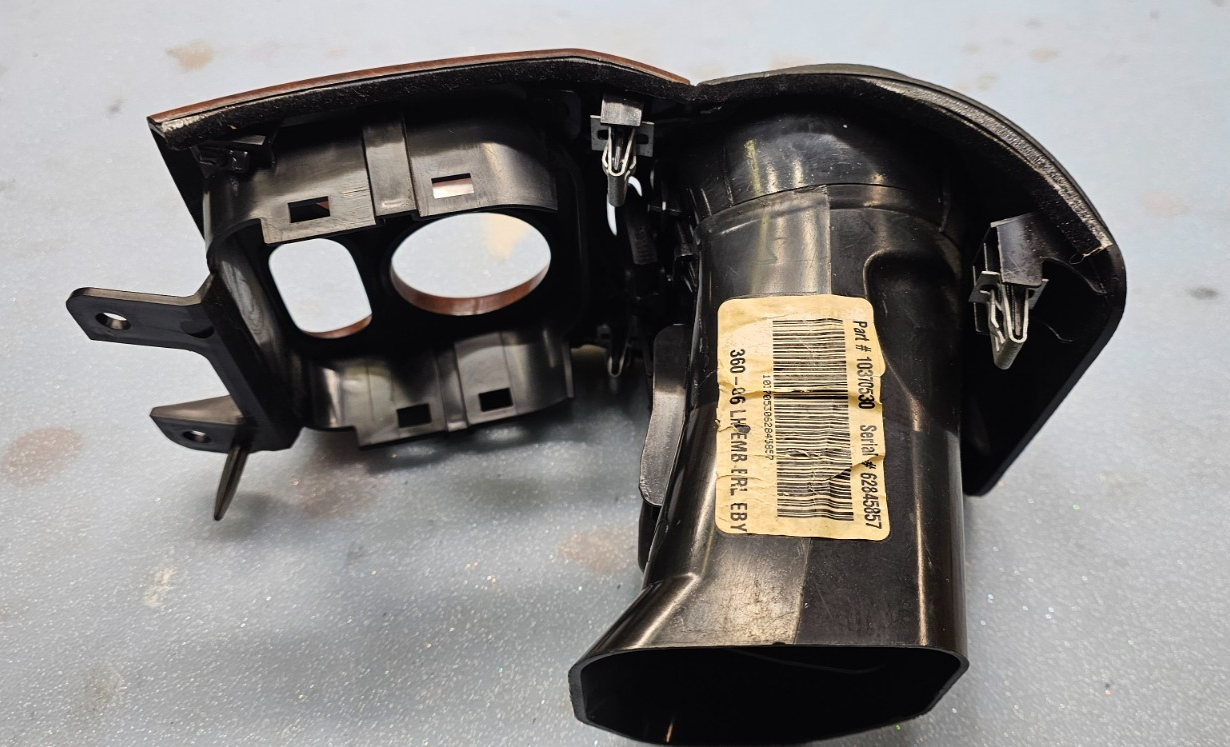 🔥2002-2009 GMC Envoy Driver Left Head Light Switch Bezel Air Vent woodgrain