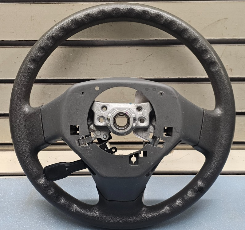 🔥06-12 TOYOTA RAV4 LEFT DRIVER STEERING COLUMN WHEEL COVER LEATHER GRAY OEM