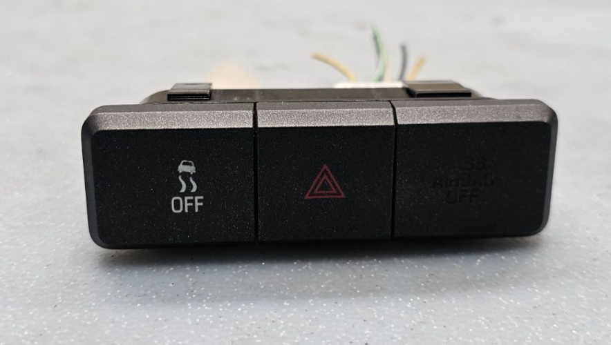 🔥07-10 Lincoln MKX Dash Traction Hazard Emergency Control Switch BLACK OEM
