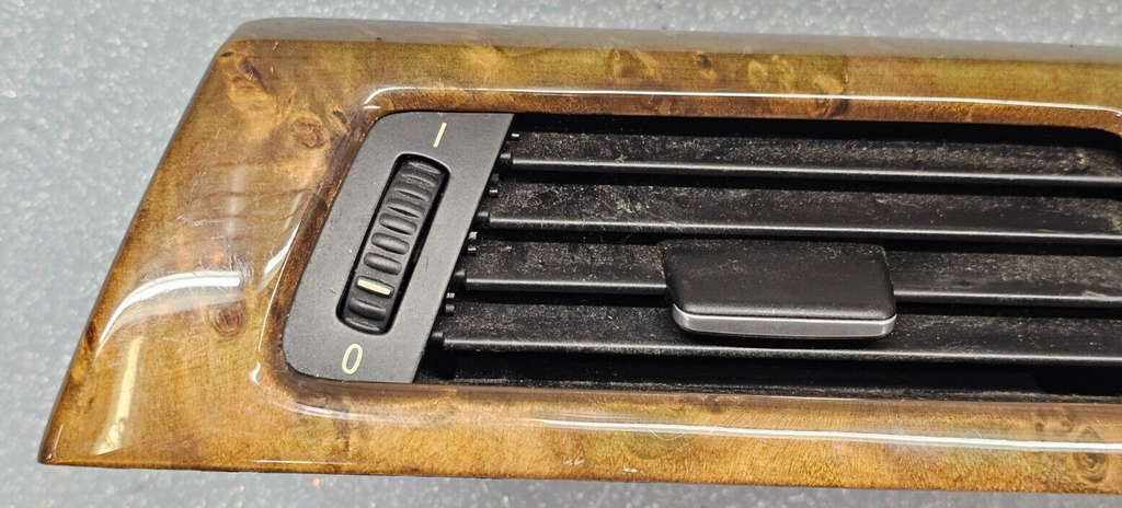 🔥04-10 BMW 535I 525I 530I 550I Left Driver Dash Air Vent Conditioning WOOD OEM