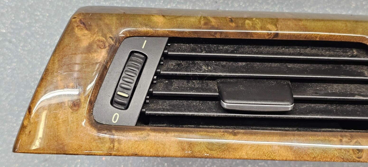 🔥04-10 BMW 535I 525I 530I 550I Left Driver Dash Air Vent Conditioning WOOD OEM