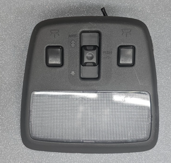 00-02 Lincoln LS Front Inner Overhead Console Reading Dome Map Light Lamp BLACK