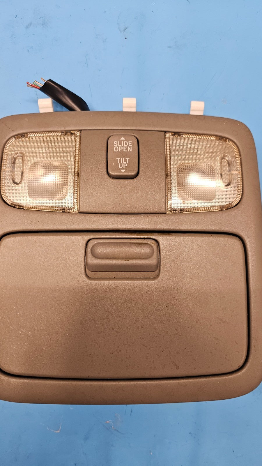 🔥02-06 Toyota CAMRY 4RUNNER Overhead Console DOME Light Lamp🔴Storage Gray 012