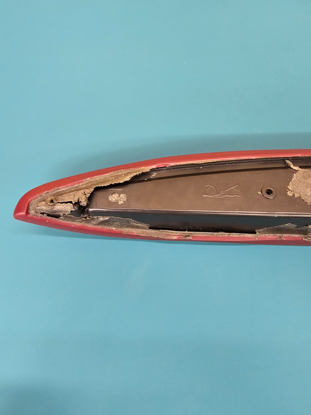 🔥92-96 Ford F150 F250 BRONCO RIGHT PASSENGER Door Panel ARM REST HANDLE RED