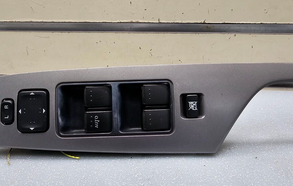 09-13 Mazda6 Front Left Driver Master Power Window Switch Assembly Gray Assembly