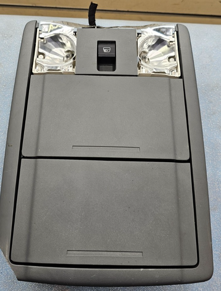 🔥07-19 EDGE TAURUS F150 FRONT OVERHEAD CONSOLE DOME LIGHT STORAGE ASSEMBLY GRAY