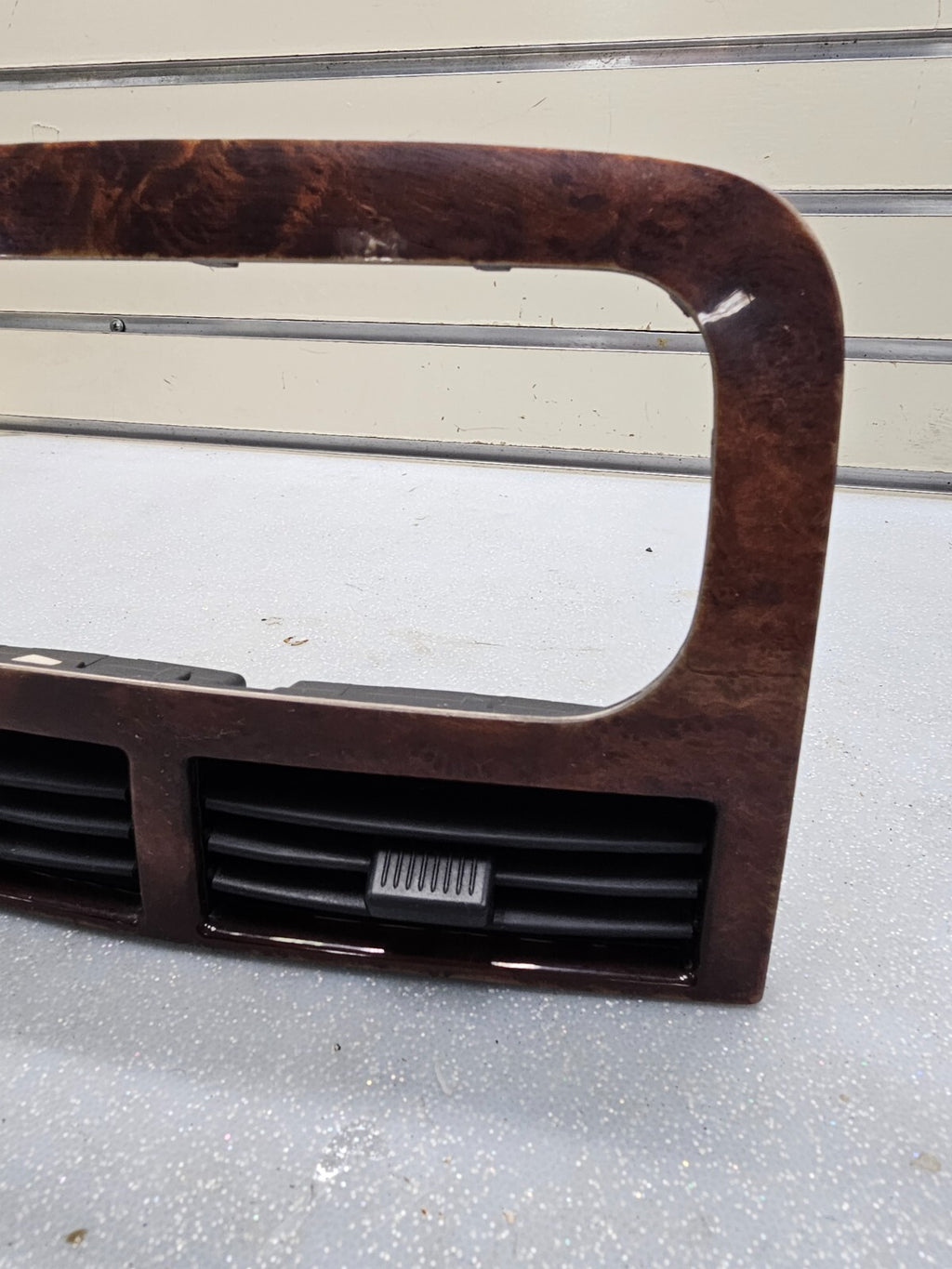 🔥99-04 Jeep Grand Cherokee Center Dash RADIO Bezel A/C Air Vent Trim woodgrain