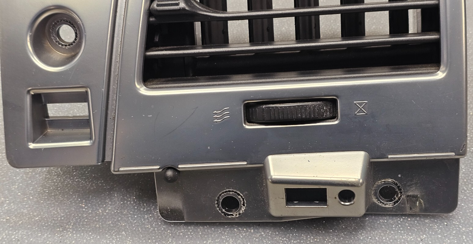 🔥09-12 LINCOLN MKS DASH RIGHT PASSENGER AIR VENT A/C AC HEATER PANEL SILVER